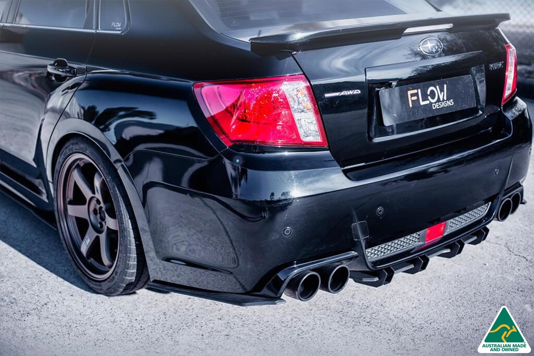 Impreza WRX / STI G3 Sedan (FL) Rear Spats (Pair) - MODE Auto Concepts