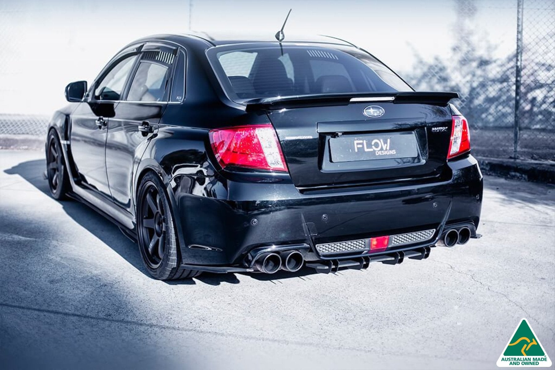 Impreza WRX / STI G3 Sedan (FL) Flow-Lock Rear Diffuser - MODE Auto Concepts