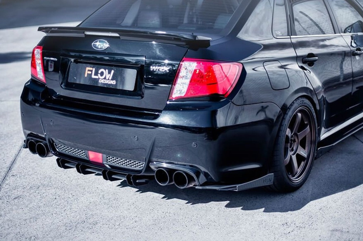 Impreza WRX / STI G3 Sedan (FL) Rear Spat Winglets (Pair) - MODE Auto Concepts