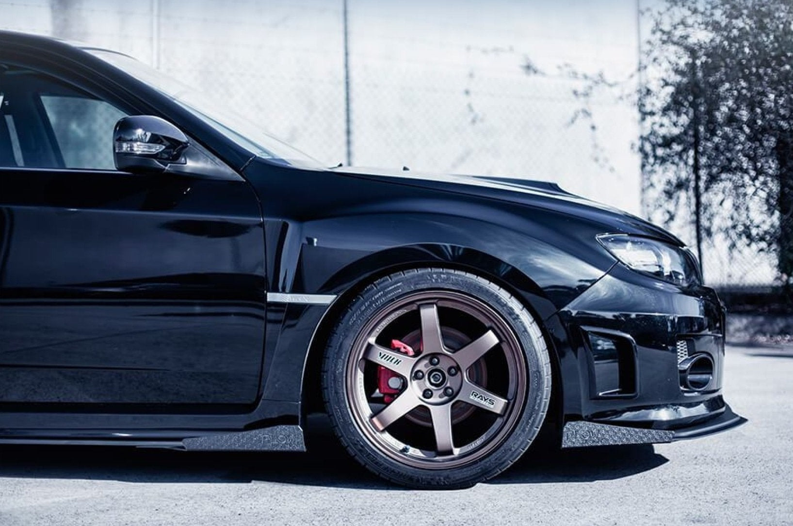 Impreza WRX / STI G3 Sedan (FL) Front Splitter Winglets (Pair) - MODE Auto Concepts