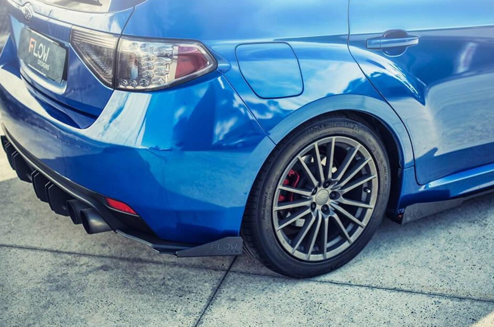 Impreza WRX / STI G3 Hatch (FL) Rear Spat Winglets (Pair) - MODE Auto Concepts