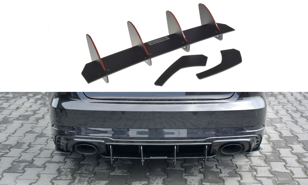 Maxton Design Audi RS3 8V Facelift Hatch Back Rear Diffuser V1 - MODE Auto Concepts