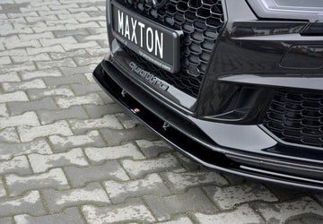 Maxton Design Audi RS3 Facelift Hatch Front Splitter Lip V1 - MODE Auto Concepts