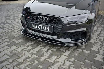 Maxton Design Audi RS3 Facelift Hatch Front Splitter Lip V2 - MODE Auto Concepts