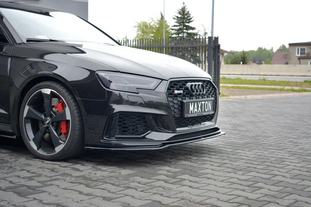 Maxton Design Audi RS3 Facelift Hatch Front Splitter Lip V2 - MODE Auto Concepts