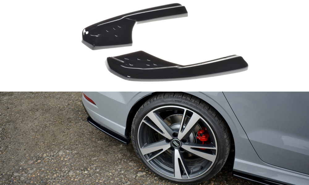 Maxton Design Audi RS3 8V Facelift Sedan Rear Side Splitters - MODE Auto Concepts