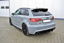 Maxton Design Audi RS3 8V / 8V Sportback Rear Spoiler Cap - MODE Auto Concepts