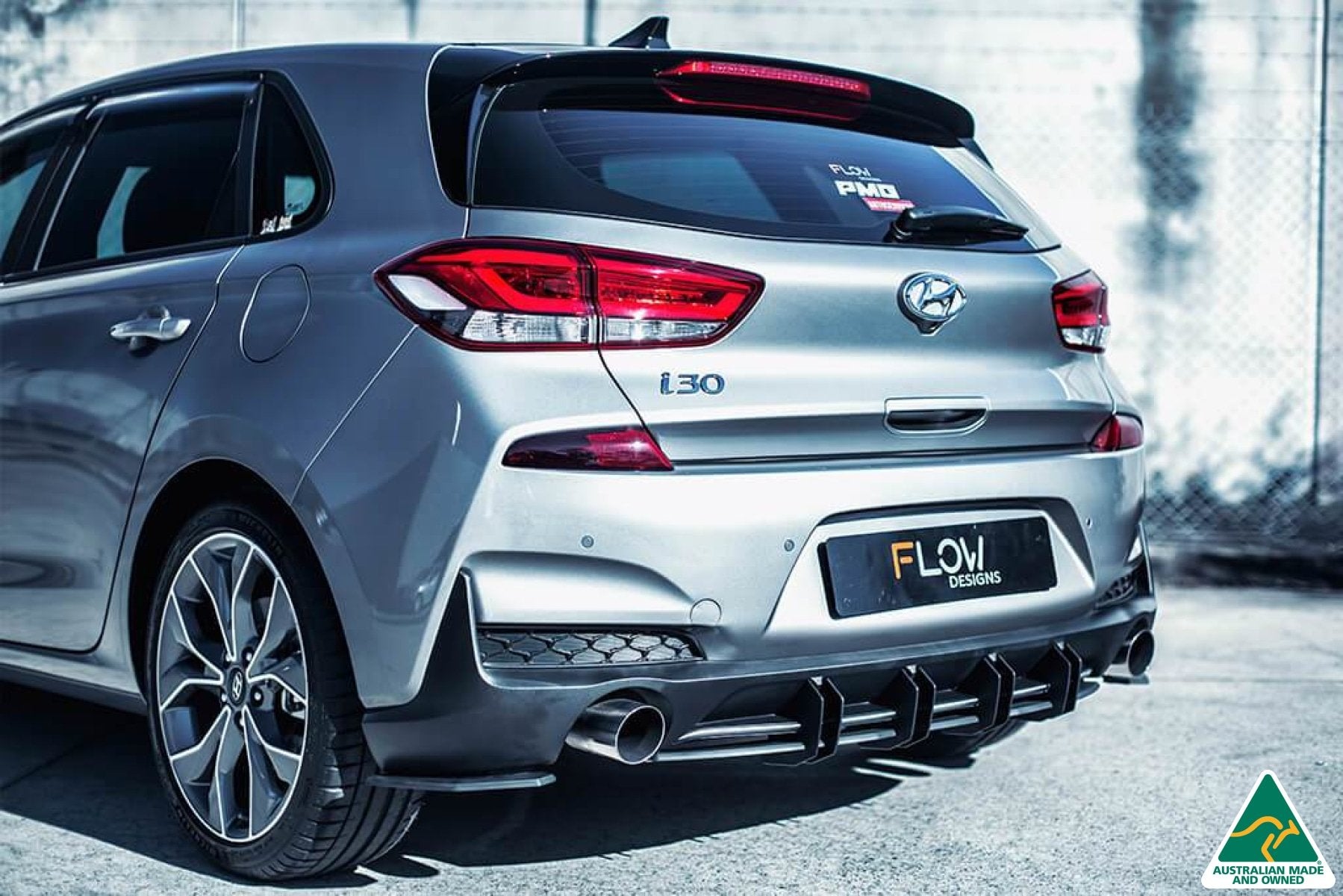 i30 N Line Hatch PD (2018-2020) Flow-Lock Rear Diffuser - MODE Auto Concepts