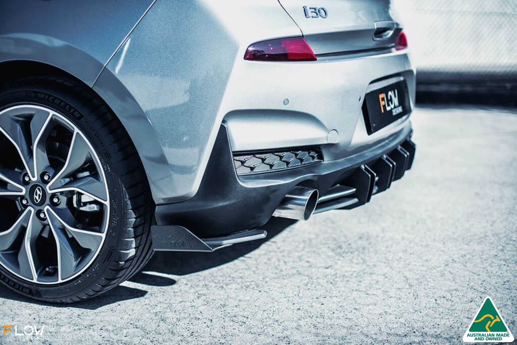 i30 N Line Hatch PD (2018-2020) Flow-Lock Rear Diffuser - MODE Auto Concepts