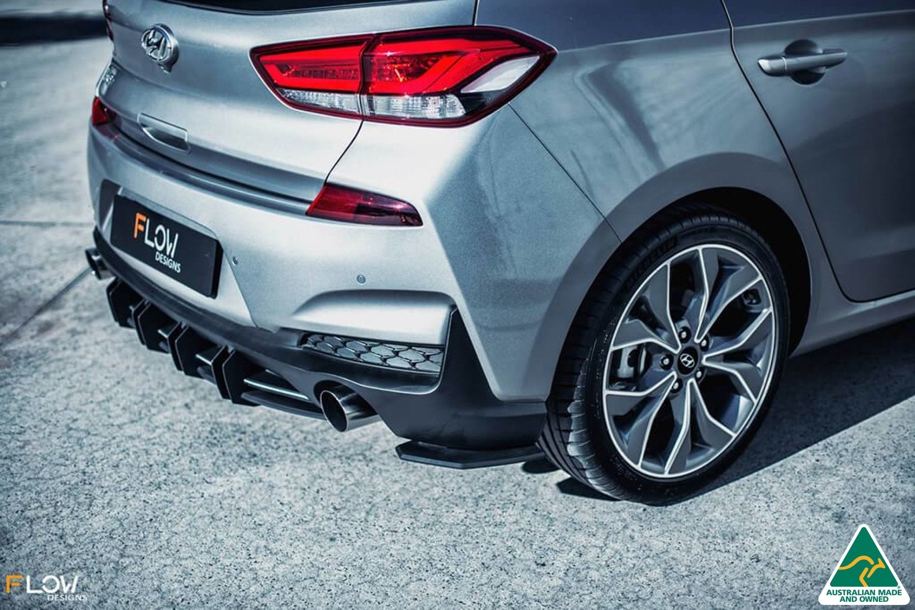 i30 N Line Hatch PD (2018-2020) Flow-Lock Rear Diffuser - MODE Auto Concepts