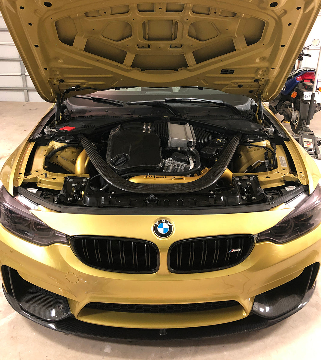 MODE Air+ Performance Front Mounted Intake & Charge Pipe Kit BMW M3/M4 (F80/F82/F83) S55 - MODE Auto Concepts