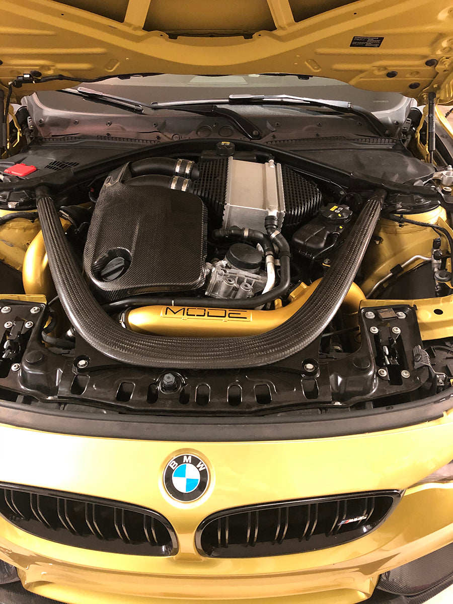 MODE Air+ Performance Front Mounted Intake & Charge Pipe Kit BMW M3/M4 (F80/F82/F83) S55 - MODE Auto Concepts