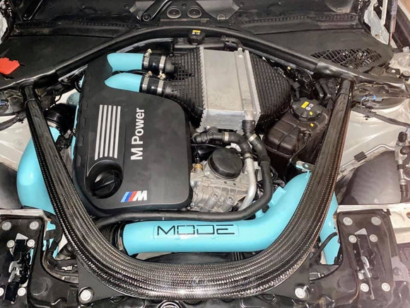 MODE Air+ Performance Front Mounted Intake & Charge Pipe Kit BMW M3/M4 (F80/F82/F83) S55 - MODE Auto Concepts