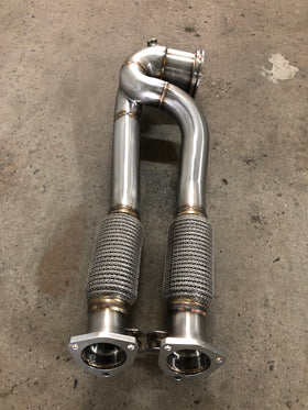 MODE Design Performance Decatted/Catless Downpipe suits Audi RS3 8V PFL - MODE Auto Concepts