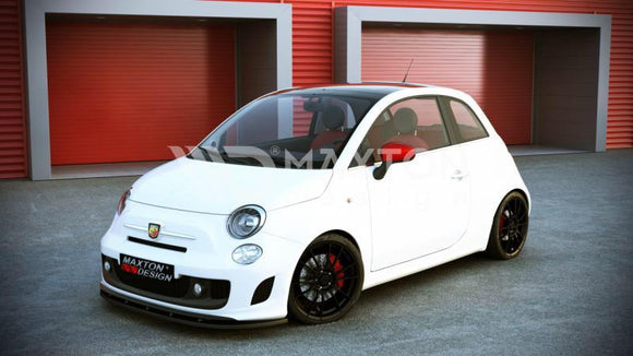 MAXTON DESIGN FRONT SPLITTER FIAT 500 Abarth Front Lip - MODE Auto Concepts