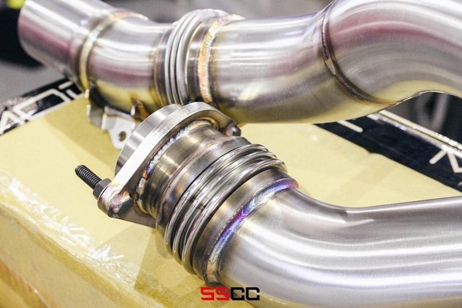 MODE Design Performance Decatted/Catless Downpipe suits BMW M2 Competition (F87) & M3/M4 (F80/F82) S55 - MODE Auto Concepts