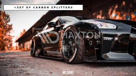 Nissan Skyline GT-R 35 Wide Body Kit + Set Of Carbon Splitters - Maxton Design - MODE Auto Concepts
