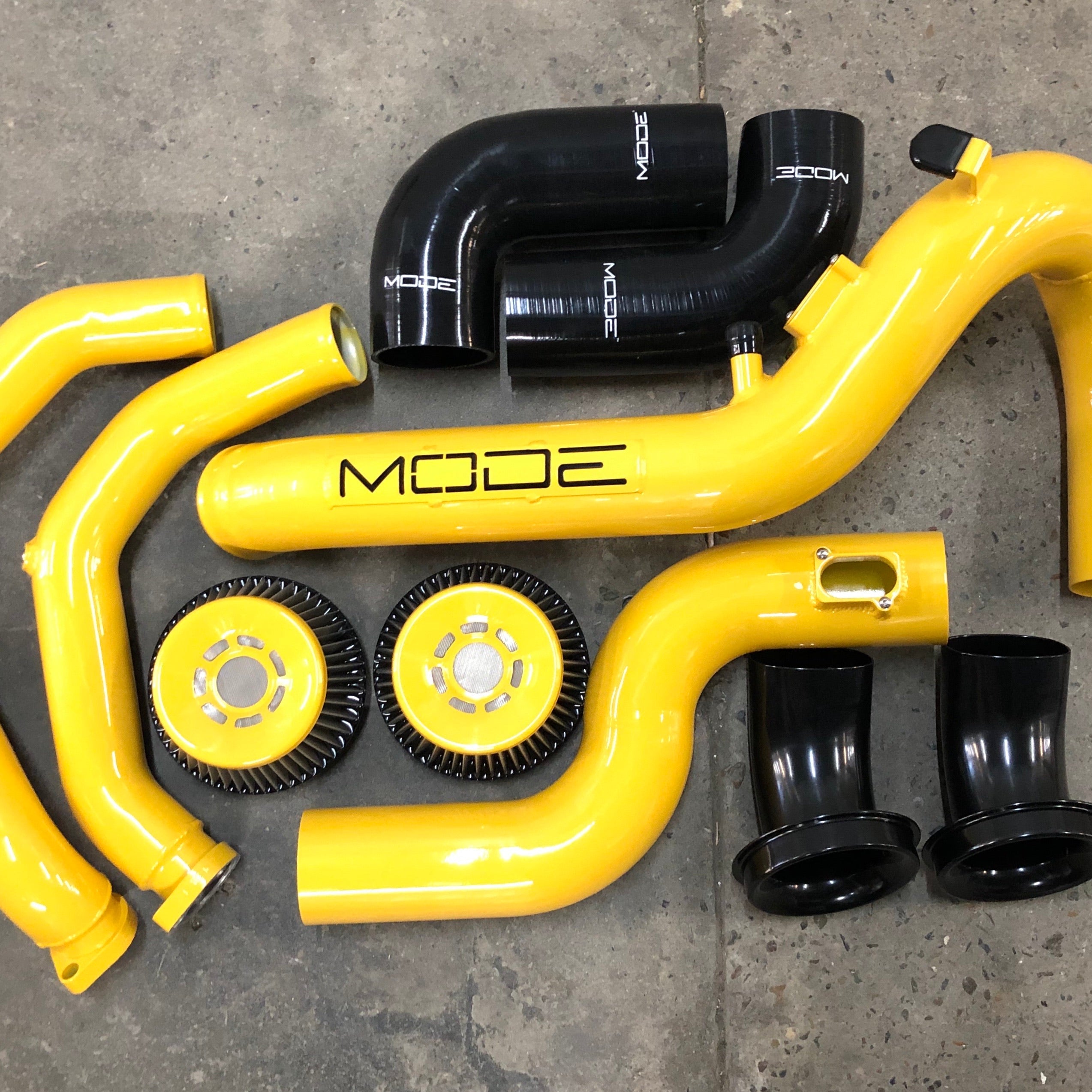 MODE Air+ Performance Front Mounted Intake & Charge Pipe Kit BMW M3/M4 (F80/F82/F83) S55 - MODE Auto Concepts