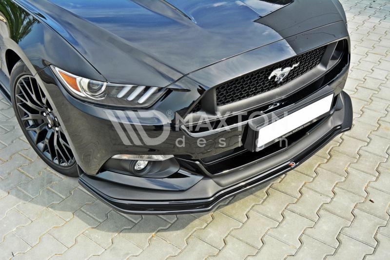 MAXTON DESIGN FORD Mustang GT Mk6 Front Splitter Lip + Side Skirts + Rear Side Splitters + Spoiler Cap - MODE Auto Concepts