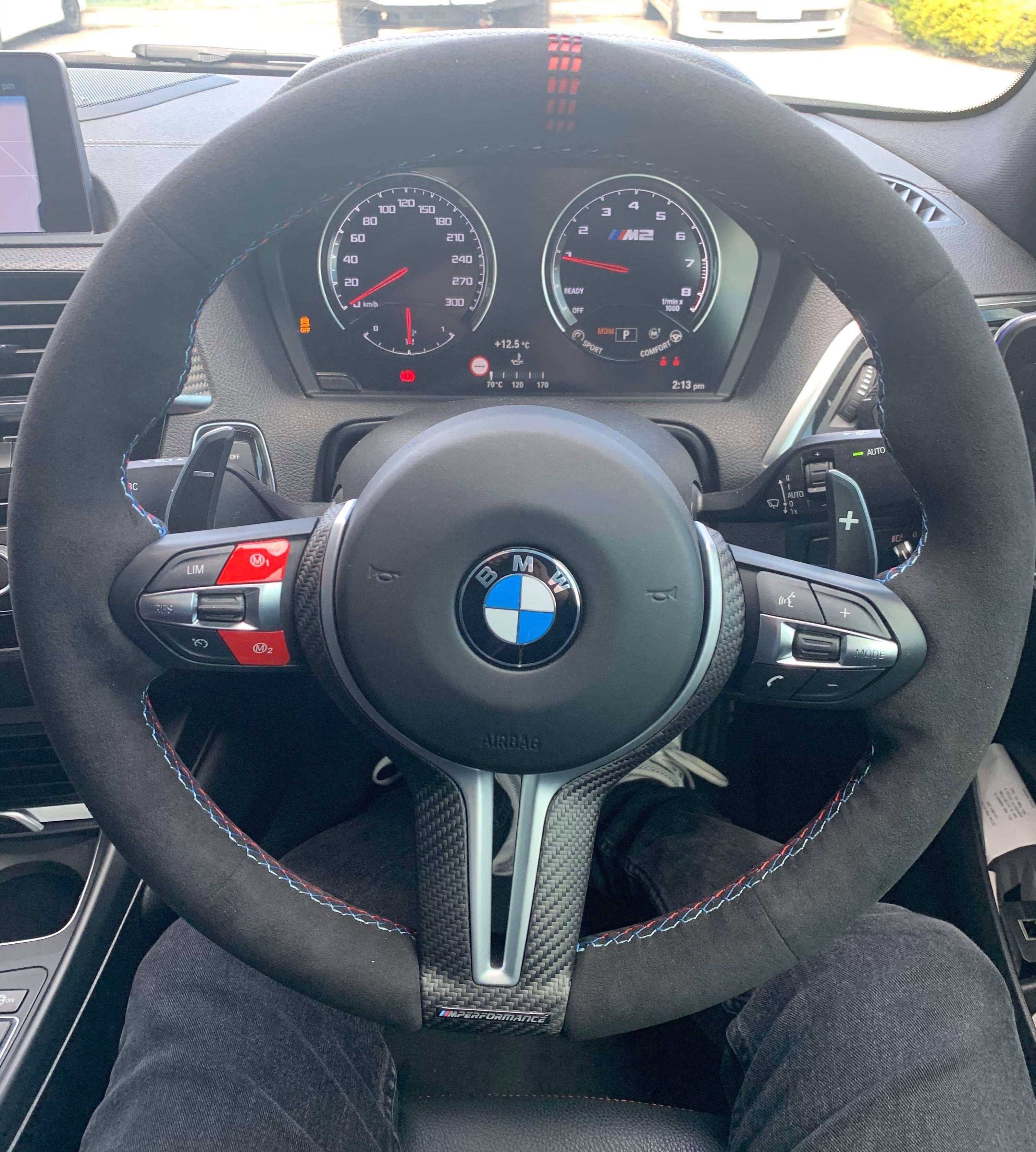 MODE "GTS" & "CS" style Custom Steering Wheel Cover for BMW & M-Sport & M Models F-Series - MODE Auto Concepts