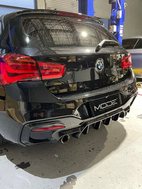Maxton Design Rear Diffuser suit BMW M135i LCI & M140i F20 - MODE Auto Concepts