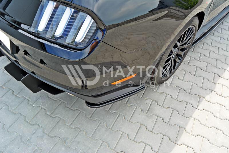 MAXTON DESIGN FORD Mustang GT Mk6 Front Splitter Lip + Side Skirts + Rear Side Splitters + Spoiler Cap - MODE Auto Concepts