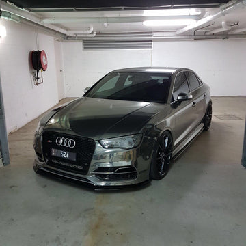 Maxton Design Front Splitter Audi S3 8V (Sedan, Cabrio) / Audi A3 8V Sline Front Lip - MODE Auto Concepts