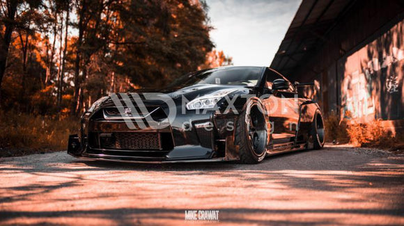 Nissan Skyline GT-R 35 Wide Body Kit + Set Of Carbon Splitters - Maxton Design - MODE Auto Concepts