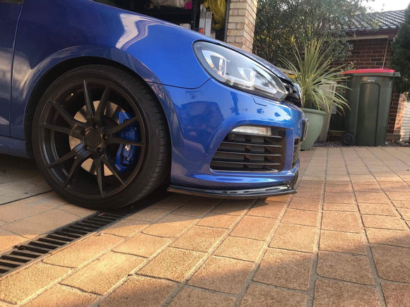 Maxton Design Front Splitter VW Golf Mk6 R Front Lip - MODE Auto Concepts