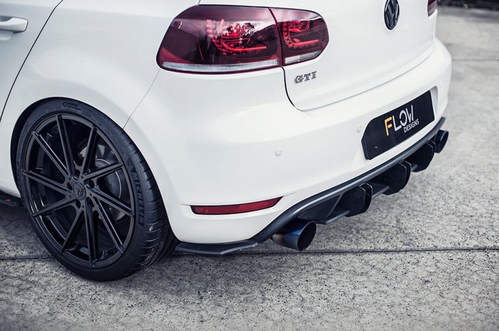 MK6 Golf GTI Flow-Lock Rear Diffuser - MODE Auto Concepts