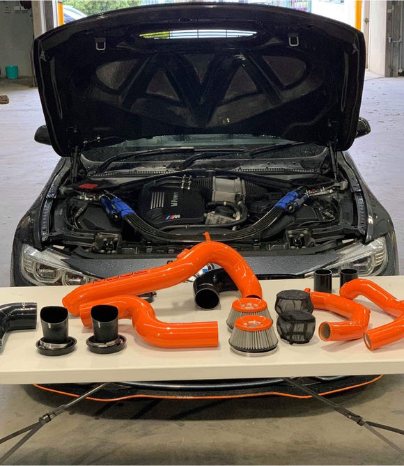 MODE Air+ Performance Front Mounted Intake & Charge Pipe Kit BMW M3/M4 (F80/F82/F83) S55 - MODE Auto Concepts