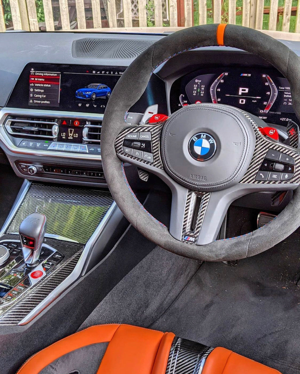 MODE "GTS" & "CS" style Custom Steering Wheel Cover for BMW G-Series M-Sport & M Models - MODE Auto Concepts