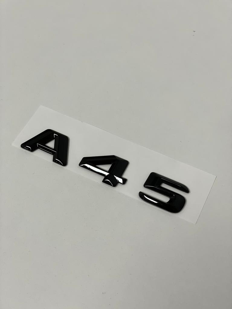 Exon Gloss Black A45 Trunk Badge Emblem suit Mercedes Benz AMG A45 - MODE Auto Concepts