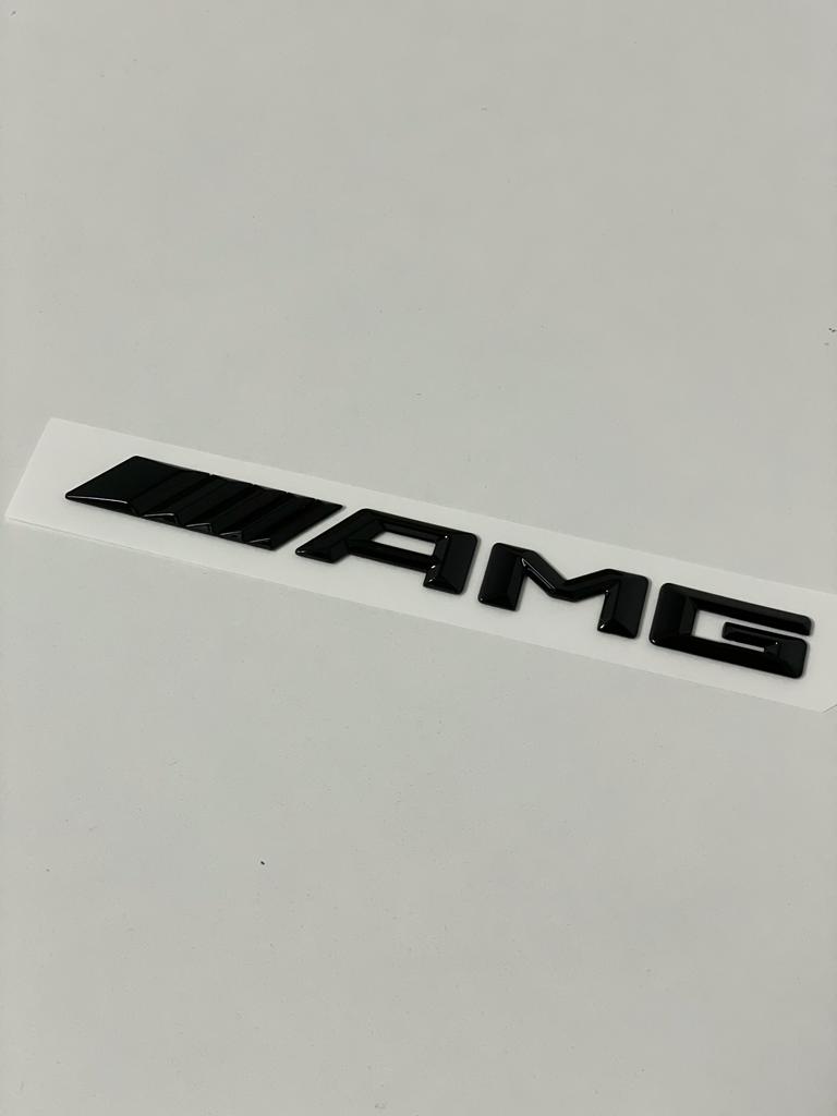 Exon Gloss Black AMG Badge Emblem suit Mercedes Benz AMG A35 A45 C43 C63 S - MODE Auto Concepts