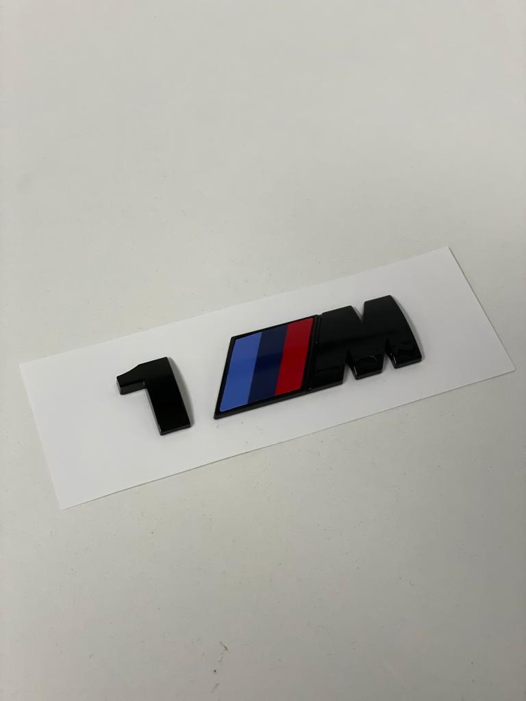 Exon Gloss Black 1M Badge Trunk Emblem suit BMW 1-Series M M1 E82 - MODE Auto Concepts