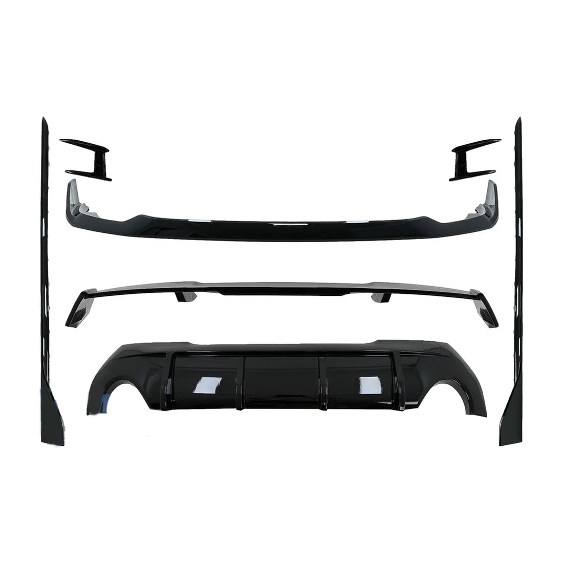 Exon Gloss Black Full Bodykit for BMW 1-Series M135i xDrive F40 inc. M Sport - MODE Auto Concepts