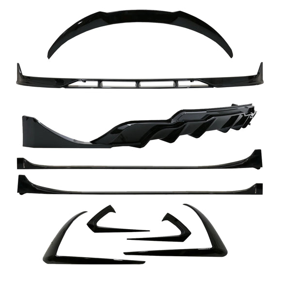 Exon Gloss Black Full Bodykit for Tesla Model 3 inc. Performance P3D - MODE Auto Concepts