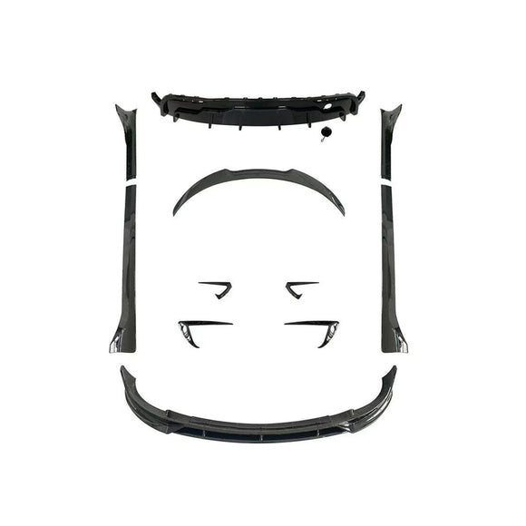 Exon Gloss Black Full Bodykit for Tesla Model Y inc. Performance PYD - MODE Auto Concepts