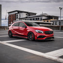 Exon Gloss Black GT Style Panamericana Grille for Mercedes Benz A-Class & A45 AMG W176 Facelift - MODE Auto Concepts