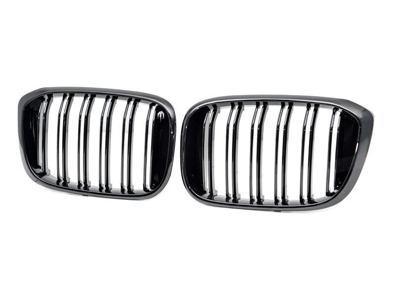 Exon Gloss Black X3M/X4M M Style Twin Slat Grille for BMW X3 G01 & X4 G02 - MODE Auto Concepts