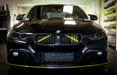 Exon Front Grille V-Brace Trim Cover Yellow suits BMW M2 inc. Competition F87 & M3 F80 / M4 F82 - MODE Auto Concepts