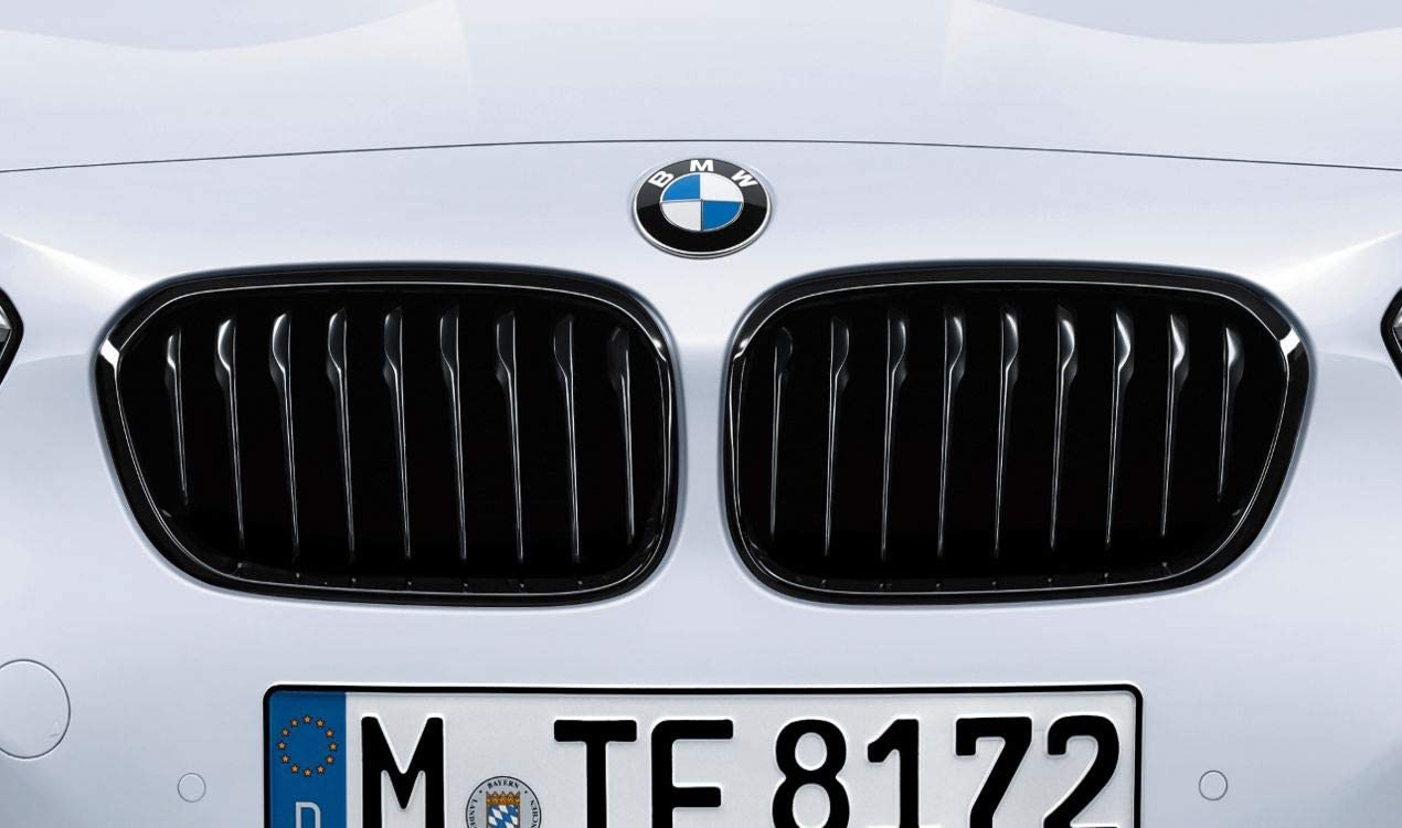 Genuine BMW Competition Gloss Black Kidney Grilles suits 1 Series & M135i LCI M140i F20 - MODE Auto Concepts