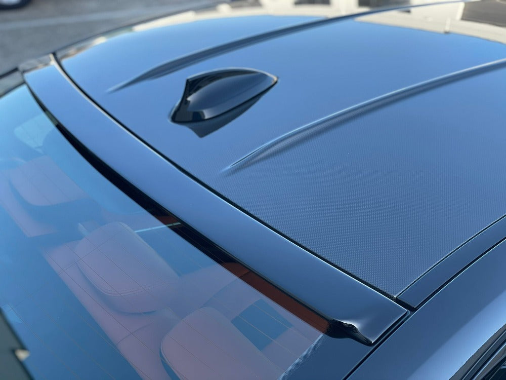 Exon Gloss Black AC Style Rear Roof Spoiler suit BMW G80 M3 & 3-Series G20 - MODE Auto Concepts