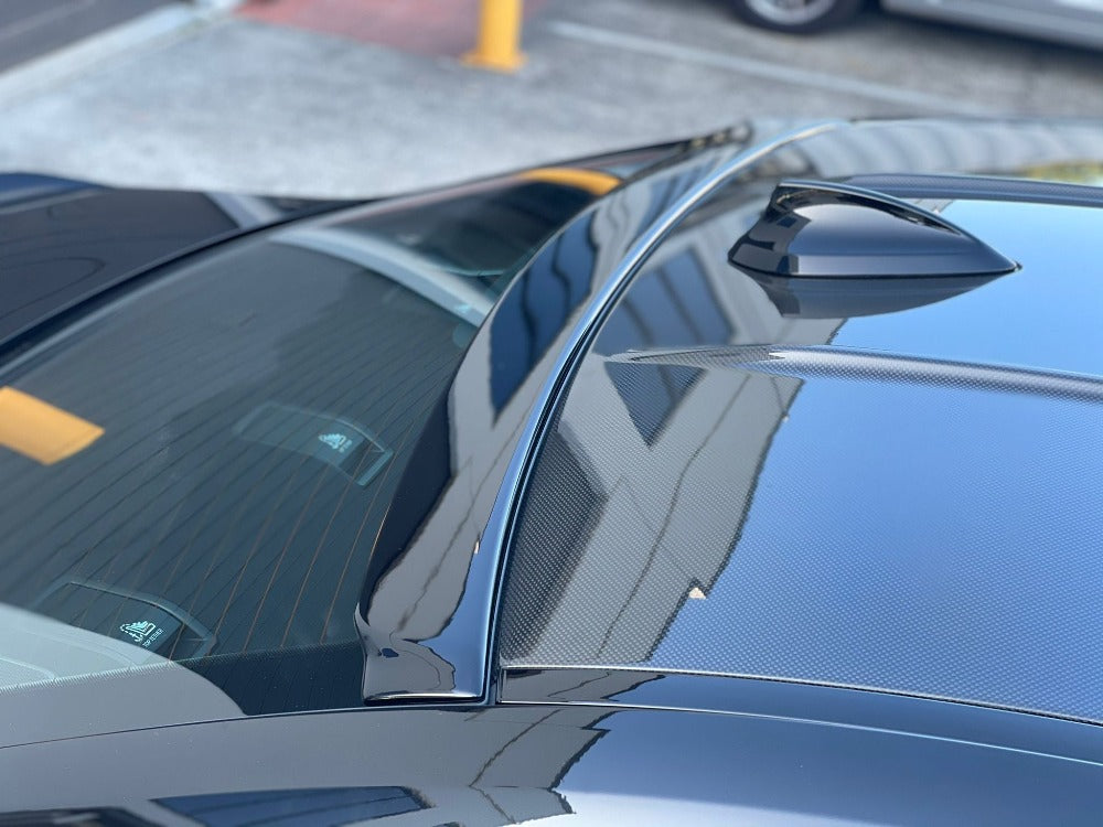 Exon Gloss Black AC Style Rear Roof Spoiler suit BMW G80 M3 & 3-Series G20 - MODE Auto Concepts