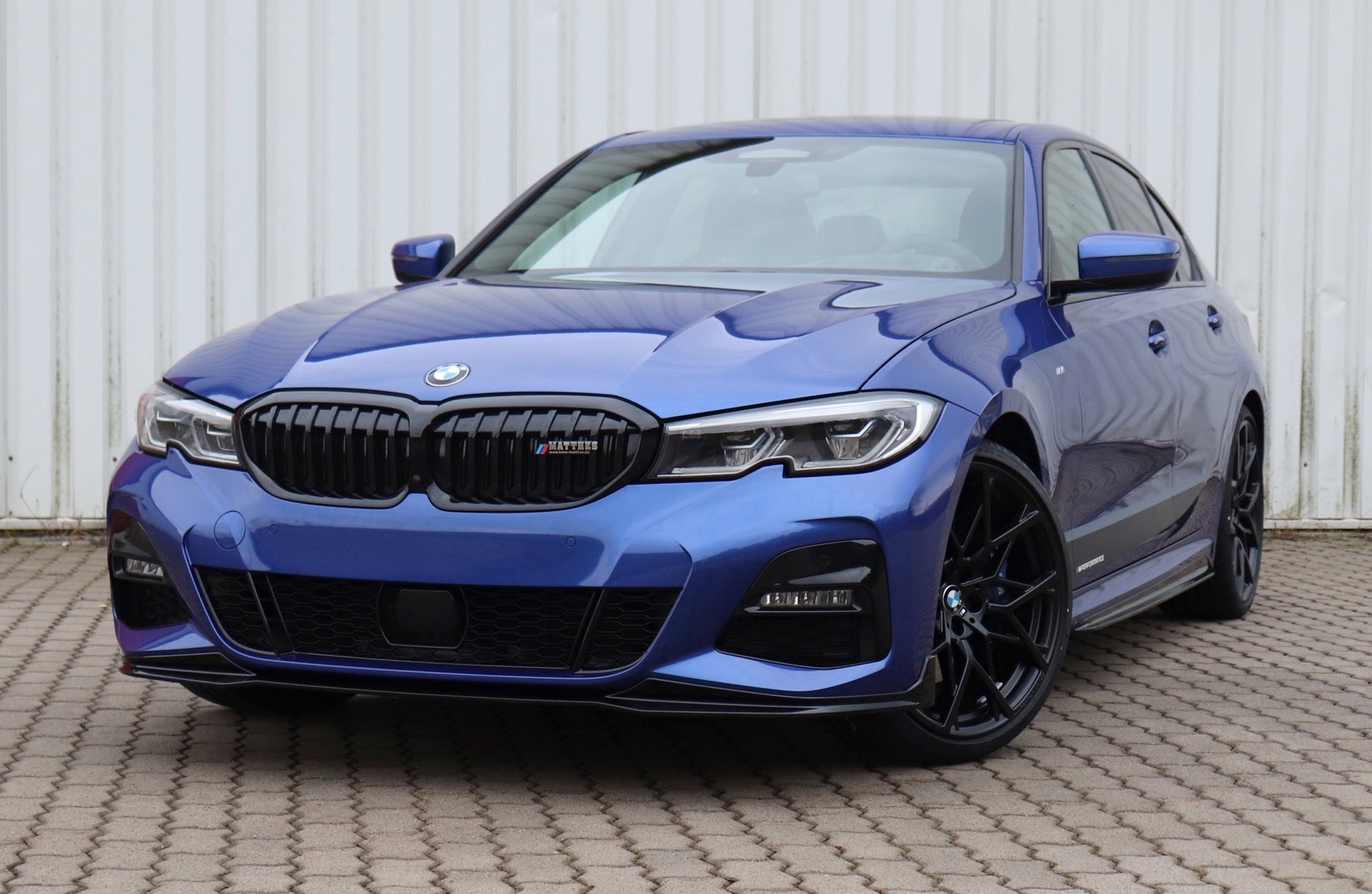 Exon Gloss Black M Performance Style Front Spoiler suit BMW 3-Series G20/G21 - MODE Auto Concepts