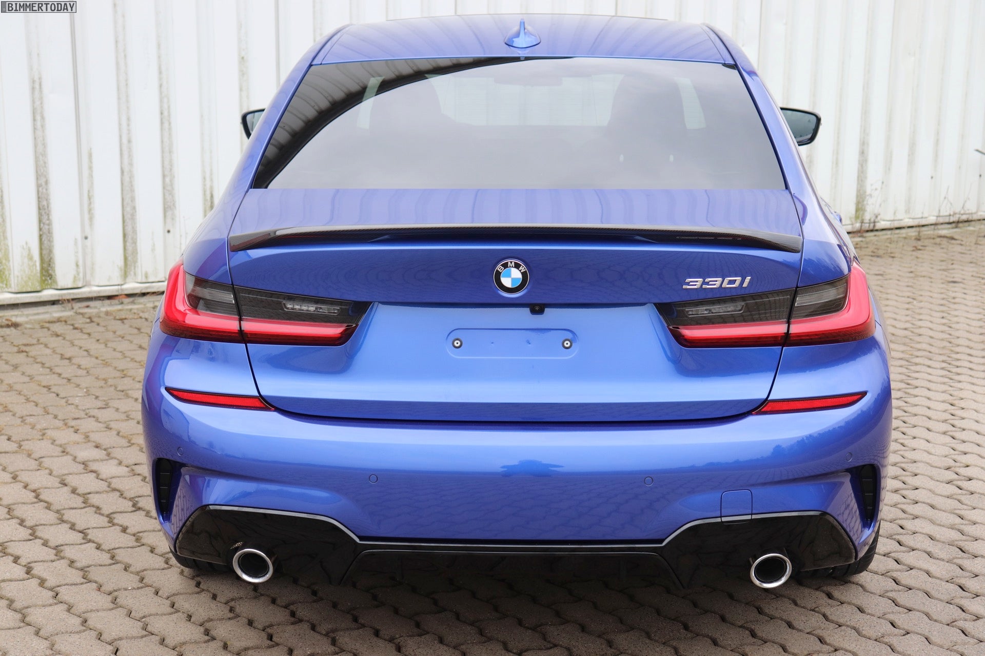 Exon Gloss Black M Performance Style Rear Spoiler suit BMW 3-Series G20 - MODE Auto Concepts