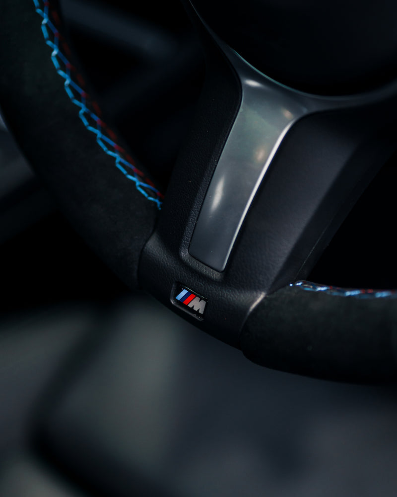 MODE Custom Alcantara Steering Wheel Cover for BMW F-Series M-Sport & M Models - MODE Auto Concepts