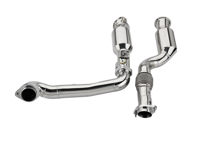 MODE Design 300cpsi Catted Downpipe S58 BMW M3 G80 M4 G82 (inc. OPF) - MODE Auto Concepts