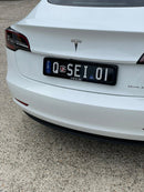 MODE Design License Number Plate Cover & Backing Plate Set - MODE Auto Concepts