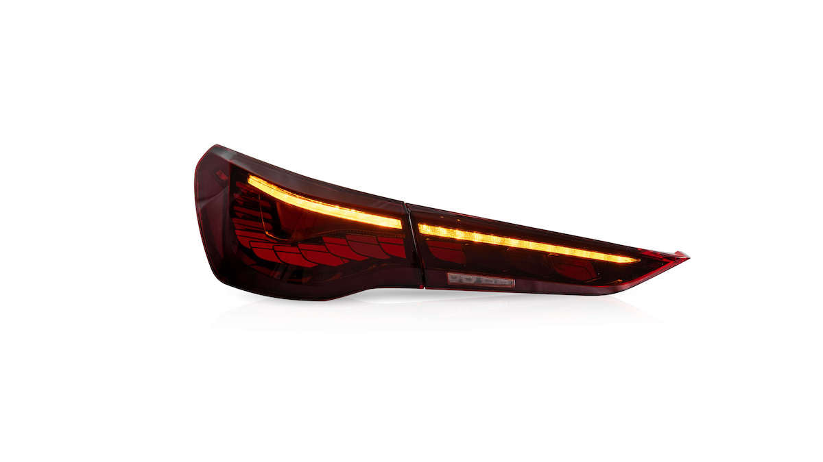 Luminosa GTS / CS Style OLED V2.0 Sequential Tail Light Red Clear suit BMW M4 G82 & 4 Series G22 420i 430i M440i - MODE Auto Concepts